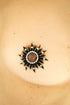 SiaLinda: Breast and body tattoo Maeva, self-adhesive, set of 2, black gold, flower pattern.